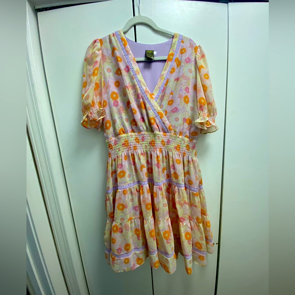 Floral midi dress